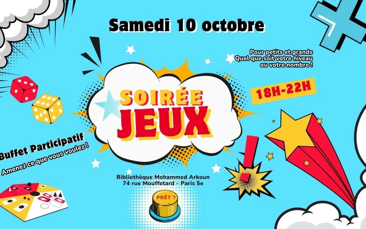 Soirée jeux de société
