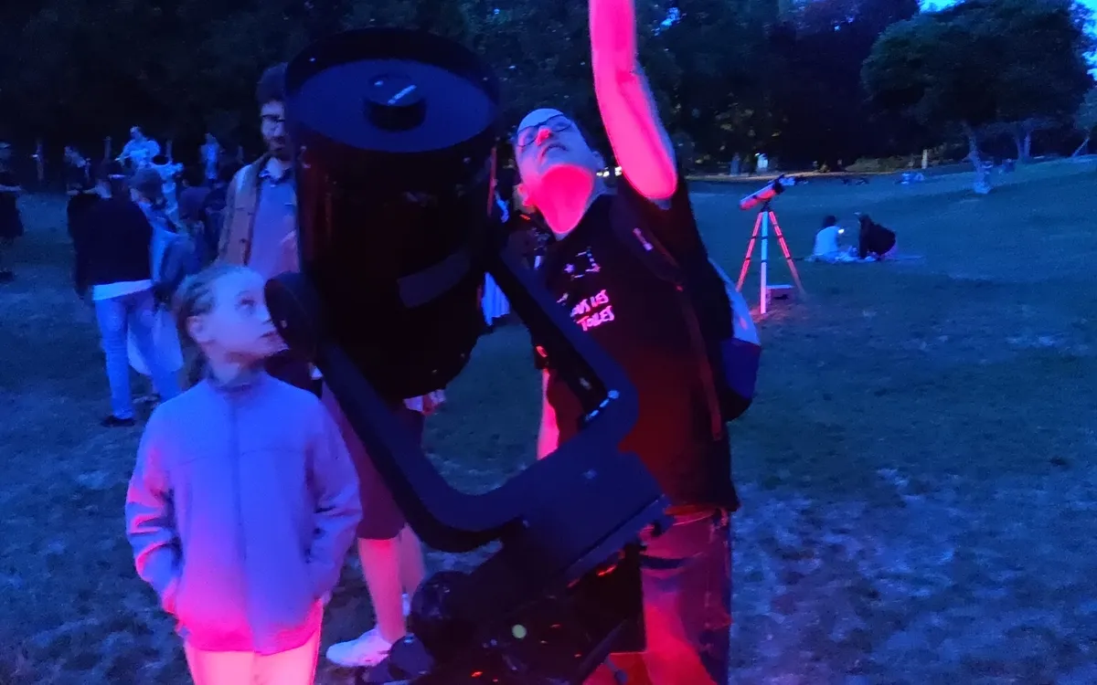 Soirée d'observation du ciel au parc de Choisy