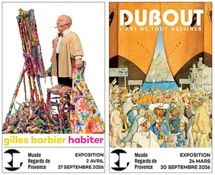 "Dubout - l'art de tout dessiner" & "Habiter - Gilles Barbier"