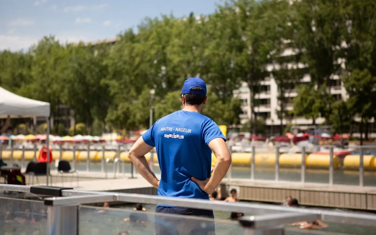 Baignade estivale - La Villette