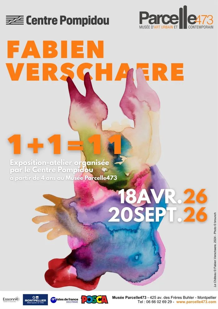 Exposition : 1+1=11 de Fabien Verschaere x Centre Pompidou