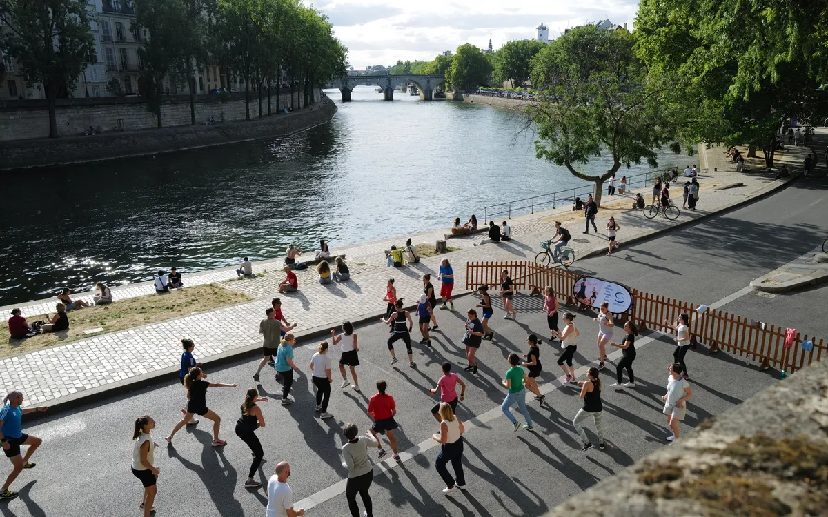 Gym suédoise au parc Rives de Seine