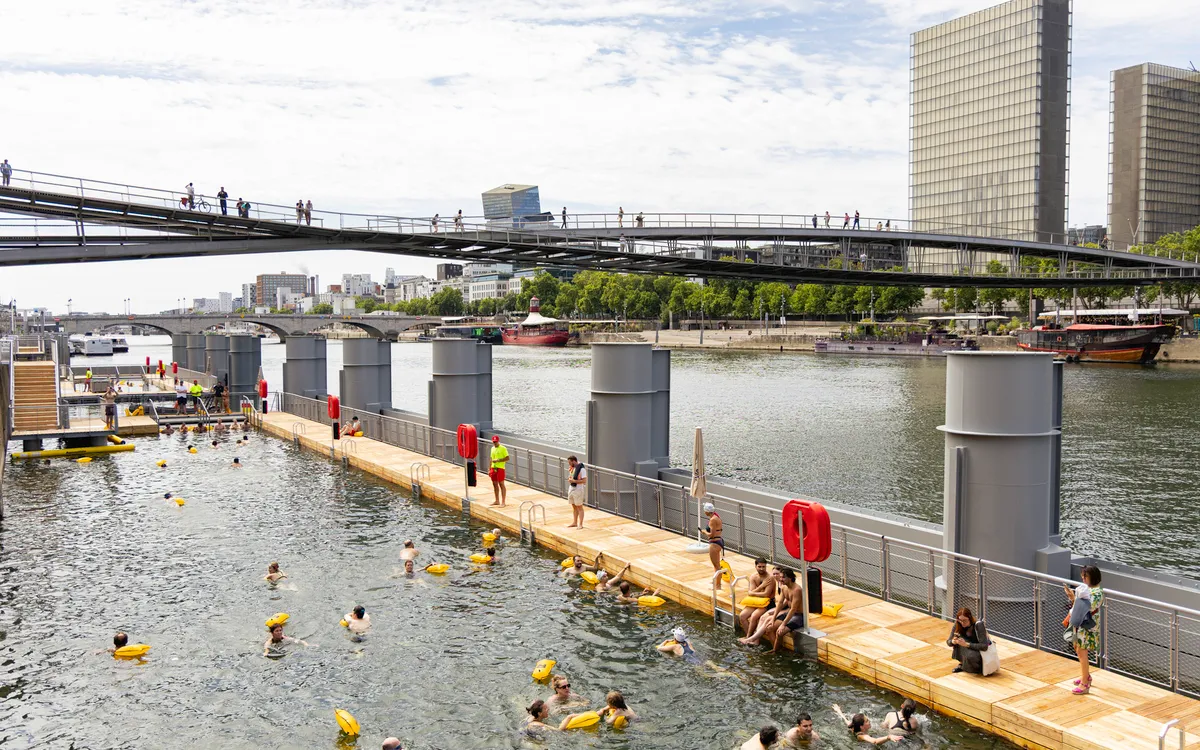 Baignade estivale dans la Seine : quai de Bercy