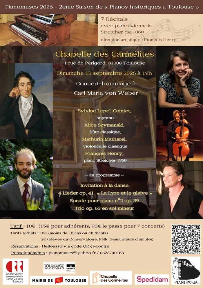 Saison musicale - Concert hommage à Carl Maria von Weber